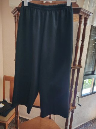 2 conjuntos blusa y pantalón negro mujer