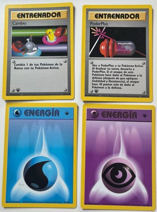 Cartas Pokémon Vintage 90s-2000