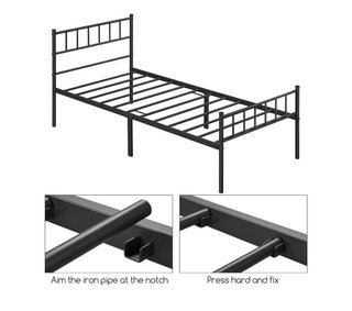 Cama individual 90x200cm + Colchón