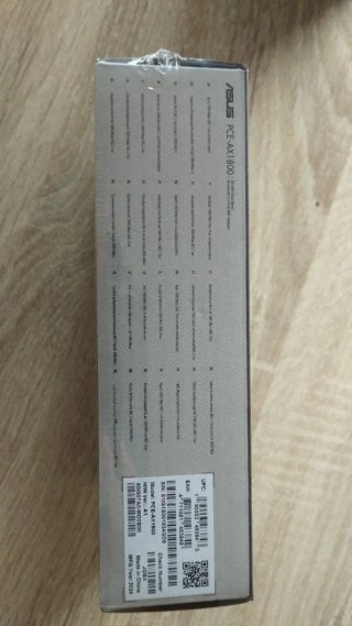 Adaptador WiFi 6 PCIe ASUS AX1800 Bluetooth 5.2