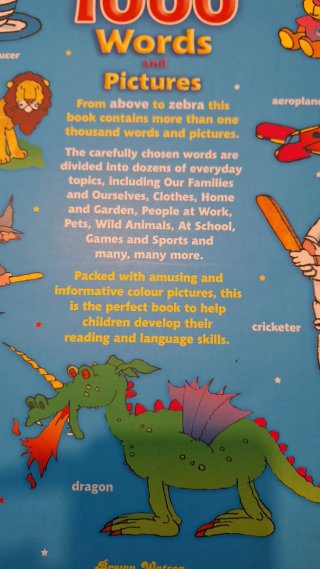 Libro NUEVO 1000 Words and Pictures
