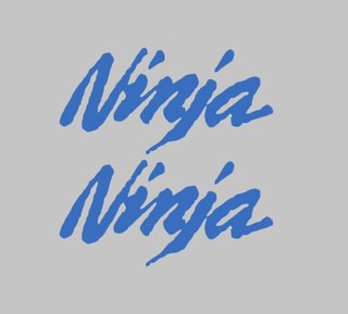 Pegatinas Ninja