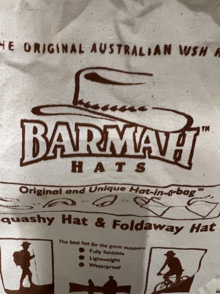Cappello australiano Barmah in pelle