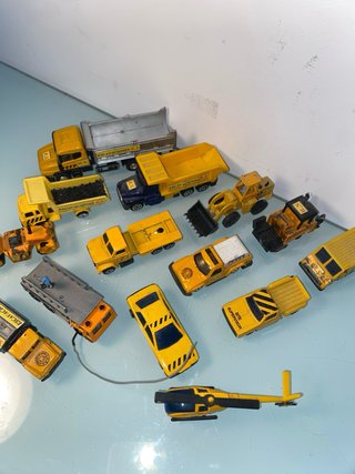 Set di veicoli da cantiere in scala HO per modellini