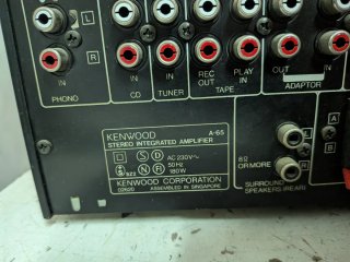 Amplificatore Kenwood A-65 Perla Nera Funzionante