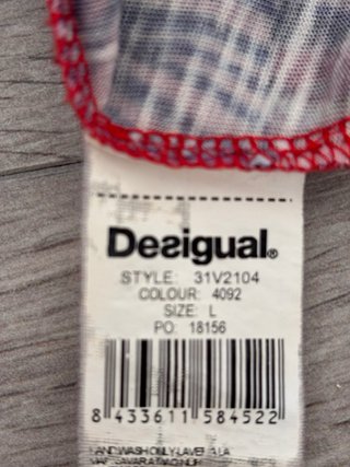 Vestido Desigual Estampado Boho Talla L