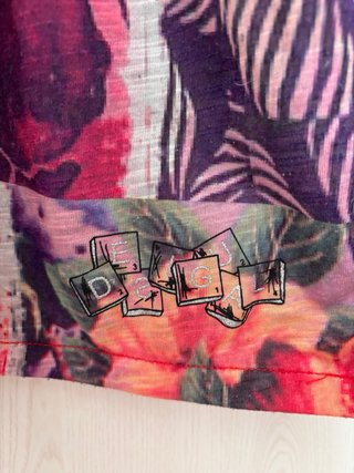 Vestido Desigual Estampado Boho Talla L