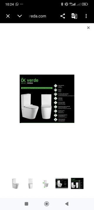 Taza de baño moderna blanca