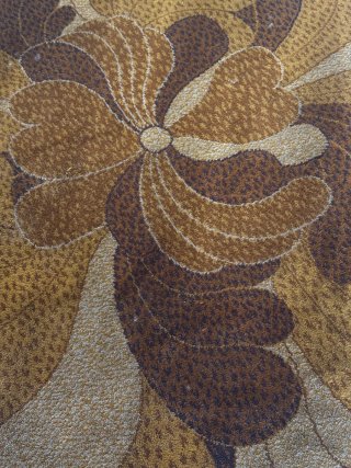 Alfombra redonda diseño floral