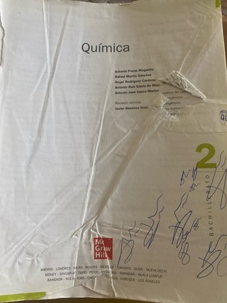 Química 2 Bachillerato