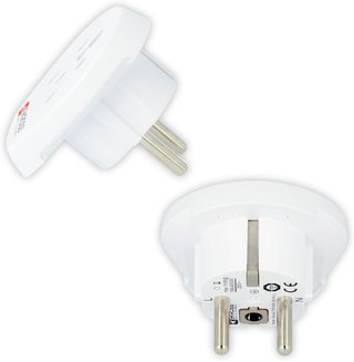 SKROSS adaptador universal enchufe europeo seguro