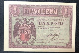 Lote Reproducciones Billetes España