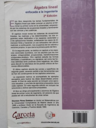 Álgebra lineal enfocada a la ingeniería