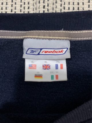 Sudadera vintage Reebok azul