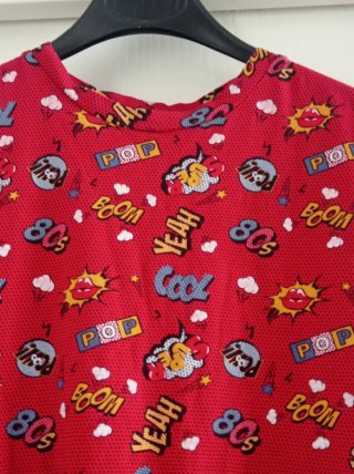 T-shirt pop art fumetto 13/14 anni