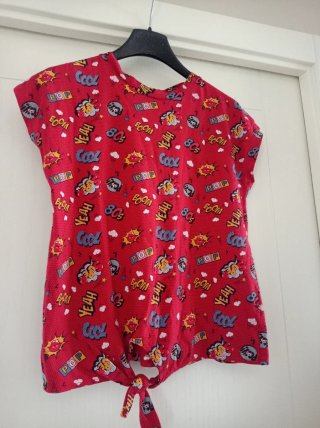 T-shirt pop art fumetto 13/14 anni