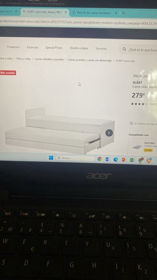 Cama nido blanca Ikea Släkt