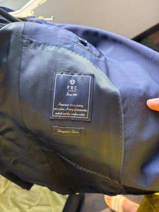 Traje azul Marzotto