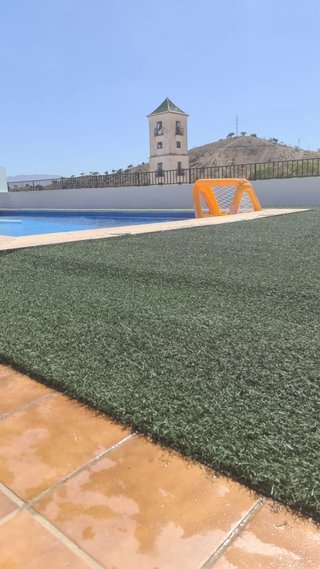 Césped artificial para exterior