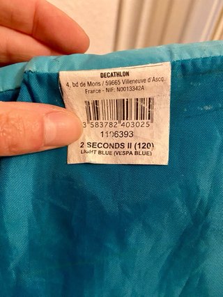 Tienda campaña Quechua 2 Seconds 2 personas