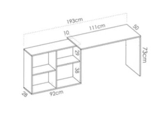 Escritorio multifuncional madera