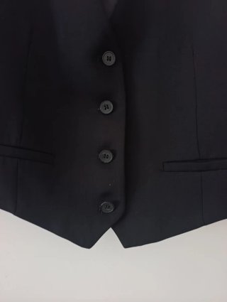 Chaleco negro Zara Talla XS