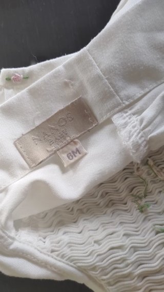 Vestido Nanos bebé 6 meses