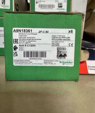 Interruptor Schneider Acti 9 C120N 2P 80A