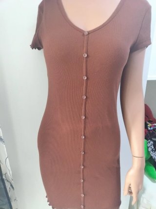 Vestito estivo donna marrone