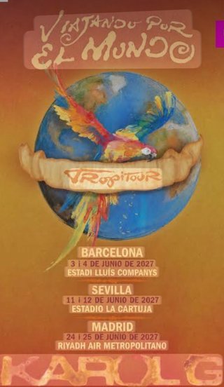 Cartel Karol G Sevilla 13J