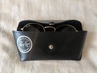 Gafas Ray-Ban round metal marrones y doradas