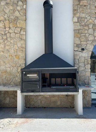 Barbacoa hierro de obra nueva A-2