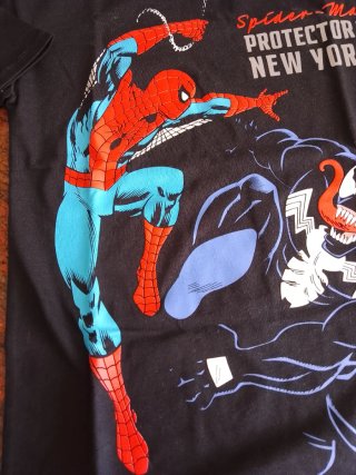 Camiseta Spiderman Venom Niño Talla 7-8 Marvel