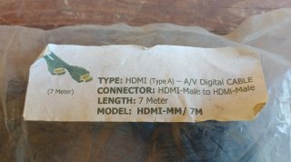 Cable HDMI > HDMI 7m (Super Blindaje)