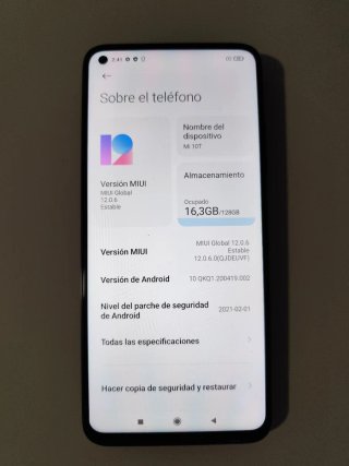 Xiaomi Redmi Mi 10T 5G Negro