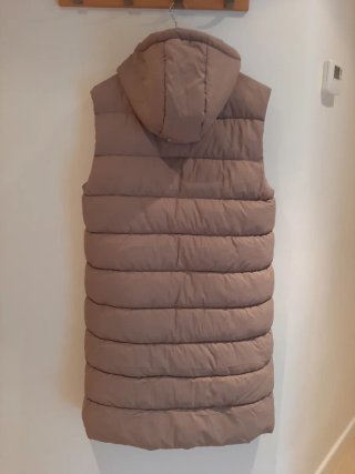 Chaleco largo Guess beige talla L