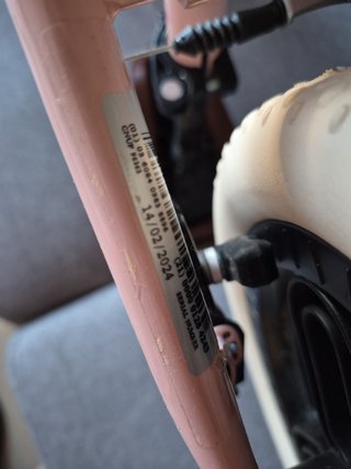 Bicicleta infantil rosa run ride 500 light pink