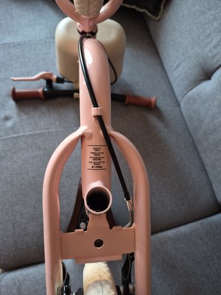 Bicicleta infantil rosa run ride 500 light pink