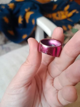Anillo Tous Plata Rosa y Oro talla 10