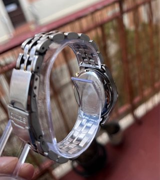 Reloj Seiko Kinetic Mujer Vintage Oro Plata