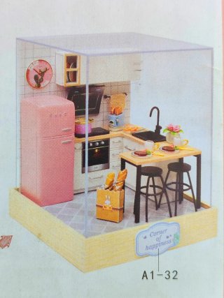MINIATURA CASITA muñeca Cocina DIY maqueta casa