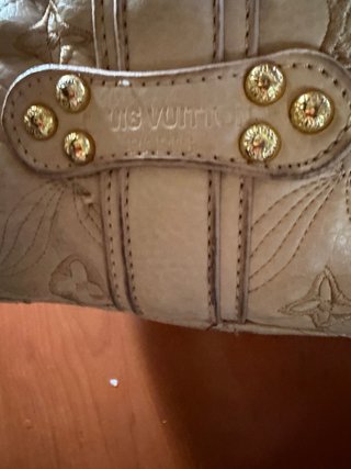 Borsa Louis Vuitton in pelle beige