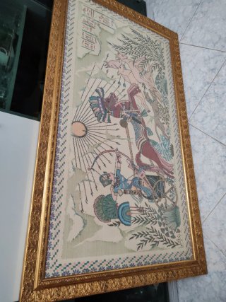 Quadro antico egizio tessuto