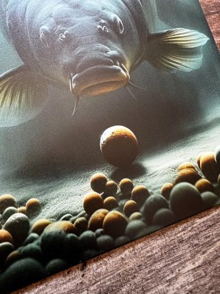 PLACA CARTEL METALICO PESCA CARPFISHING POP UP