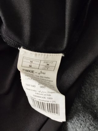 Vestido Pimkie negro