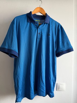 Polo Dunlop Golf Talla L Rayas Azules