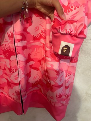 Chaqueta rosa camuflaje