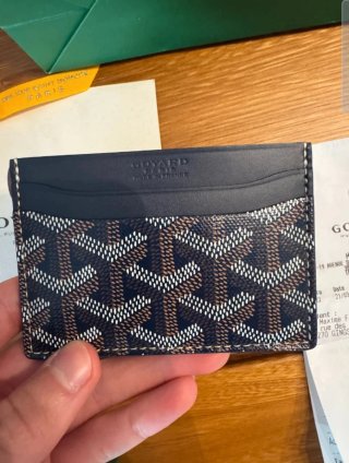 Porta cartões Goyard preto