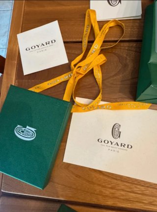 Porta cartões Goyard preto