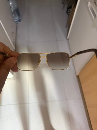 Gafas de sol Louis Vuitton doradas